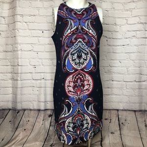 Banana Republic Paisley Sleeveless Dress size 6